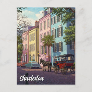 Cartão Postal Charleston South Carolina Viagem