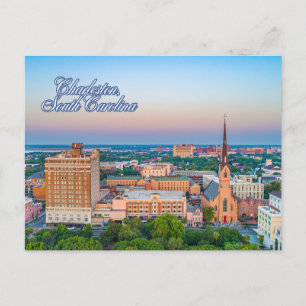 Cartão Postal Charleston, Vista de Centro da Carolina do Sul