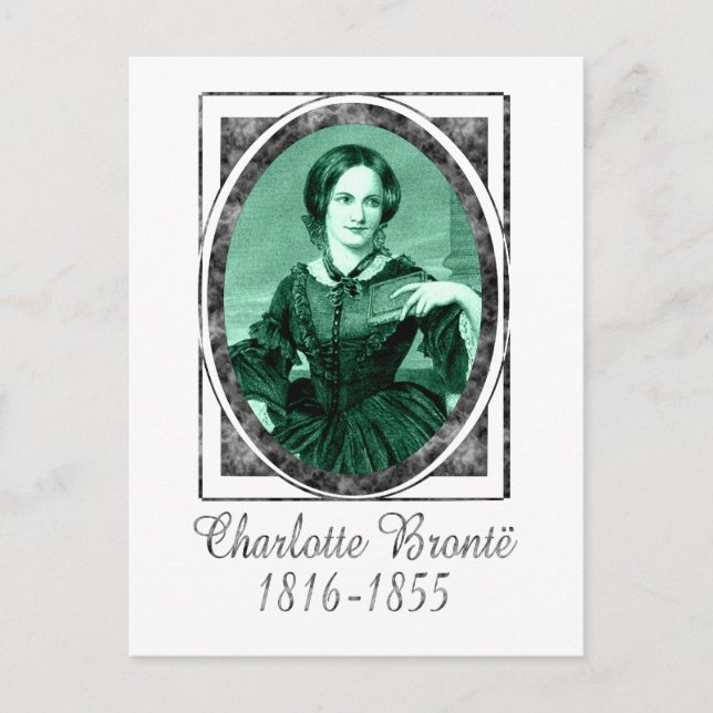 Cartão Postal Charlotte Brontë (Frente)