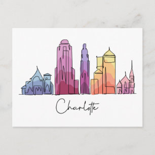 Cartão Postal Charlotte CAROLINA DO NORTE