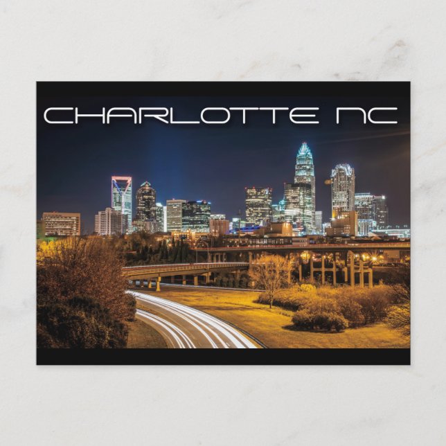 Cartão Postal Charlotte NC (Frente)