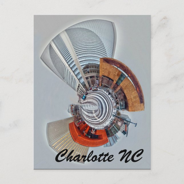 Cartão Postal Charlotte NC (Frente)