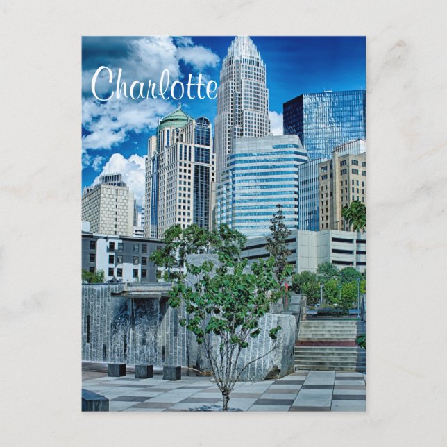 Cartão Postal Charlotte NC (Frente)