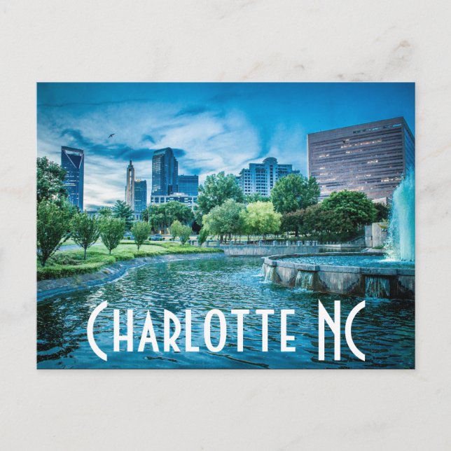 Cartão Postal Charlotte NC (Frente)