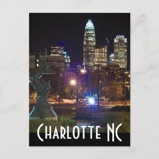 Cartão Postal Charlotte NC (Frente)