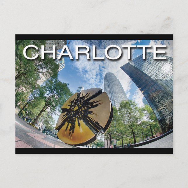 Cartão Postal Charlotte NC (Frente)