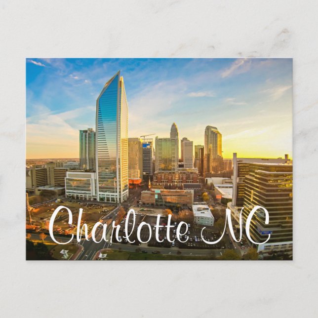 Cartão Postal Charlotte NC (Frente)