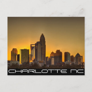 Cartão Postal Charlotte NC-QUEEN CITY