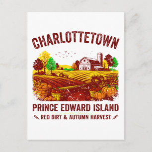 Cartão Postal Charlottetown Ilha do Príncipe Eduardo Outono de T