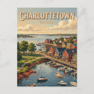 Cartão Postal Charlottetown Waterfront Canadá