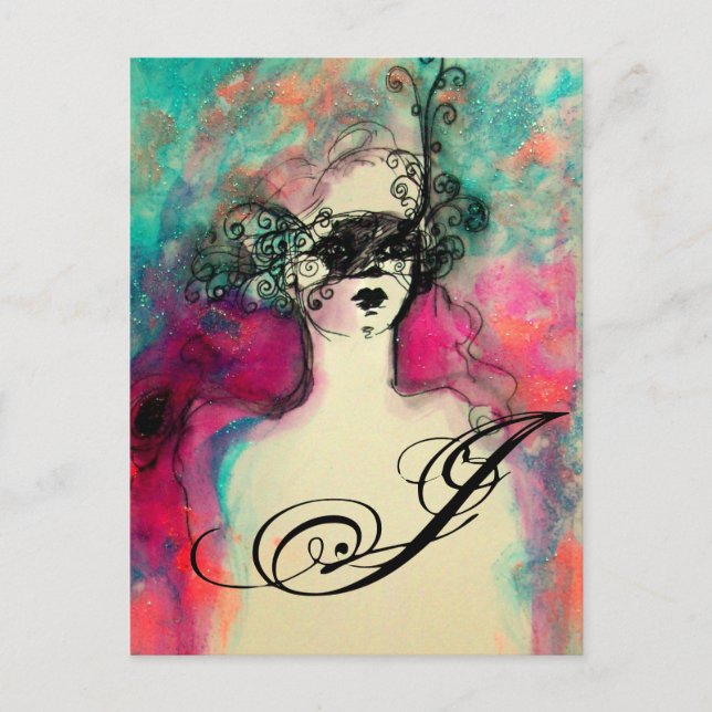 CARTÃO POSTAL CHARM MONOGRAM (Frente)