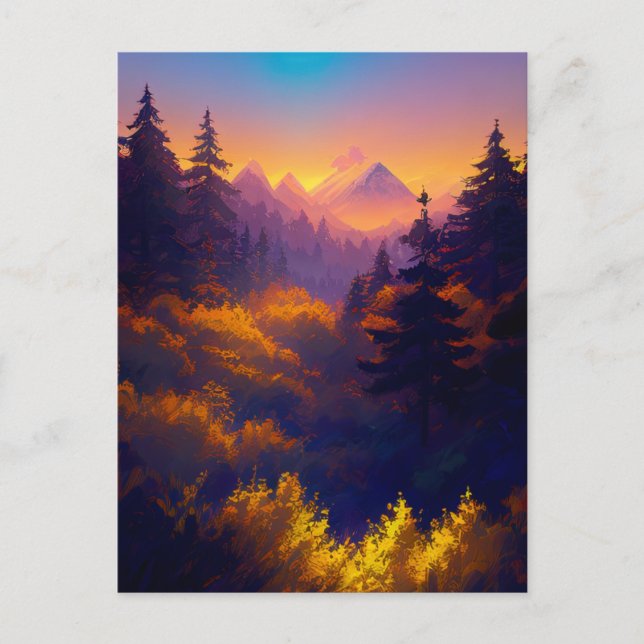 Cartão Postal Charme da Noite (Frente)