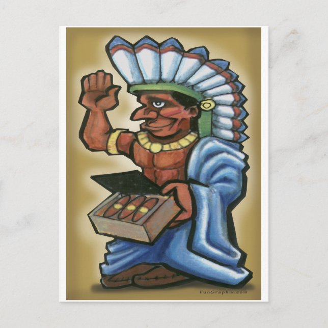 Cartão Postal Charuto indiano (Frente)