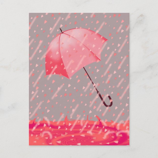 Cartão Postal CHÁS do coração por SHARON SHARPE (Frente)