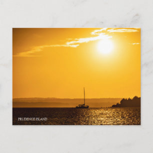 Cartão Postal Chase Way Sunset Prudence Island