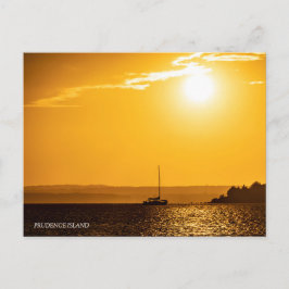Cartão Postal Chase Way Sunset Prudence Island