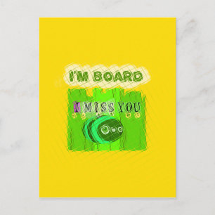 Cartão Postal Chateado, mas pensando em você