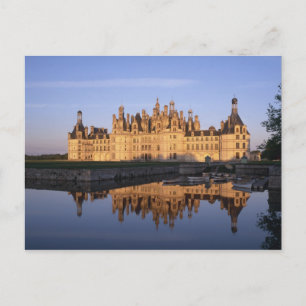 Cartão Postal Chateau Chambord, Loire Valley, França