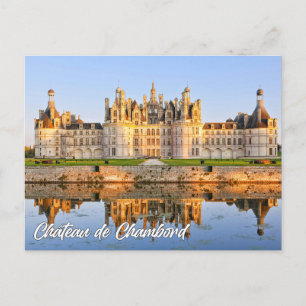 Cartão Postal Chateau de Chambord, Chambord, França