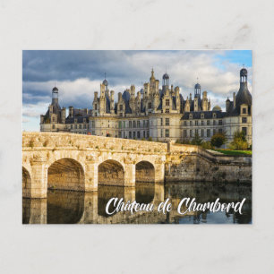 Cartão Postal Chateau de Chambord, Chambord, França