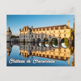 Cartão Postal Chateau de Chenonceau, França