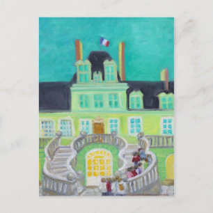 Cartão Postal Chateau de Fontainebleau Fantasy
