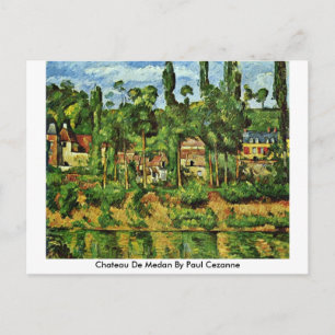 Cartão Postal Chateau De Medan Por Paul Cezanne