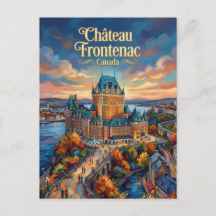 Cartão Postal Château Frontenac Canadá