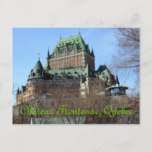 Cartão Postal Château Frontenac, Québec, Canadá