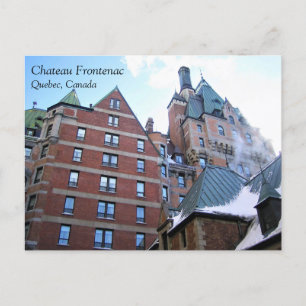 Cartão Postal Chateau Frontenac, Quebec, Canadá