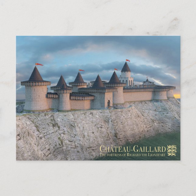 Cartão Postal Château-Gaillard, at the sunrise (Frente)