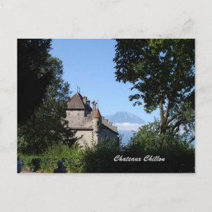 Cartão Postal Chateaux Chillon