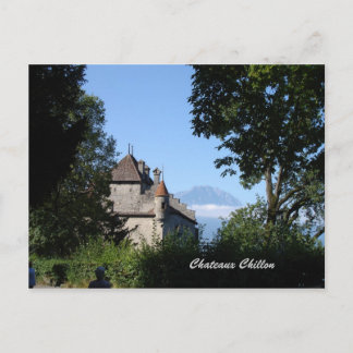 Cartão Postal Chateaux Chillon