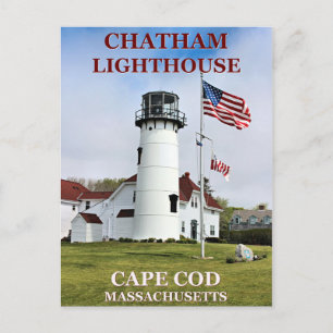 Cartão Postal Chatham Lighthouse, Massachusetts Postcard
