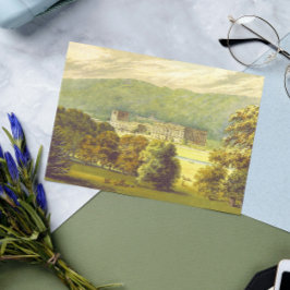 Cartão Postal Chatsworth Derbyshire Jane Austen Darcy Pembarly