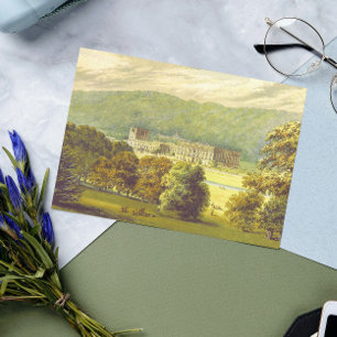 Cartão Postal Chatsworth Derbyshire Jane Austen Darcy Pembarly