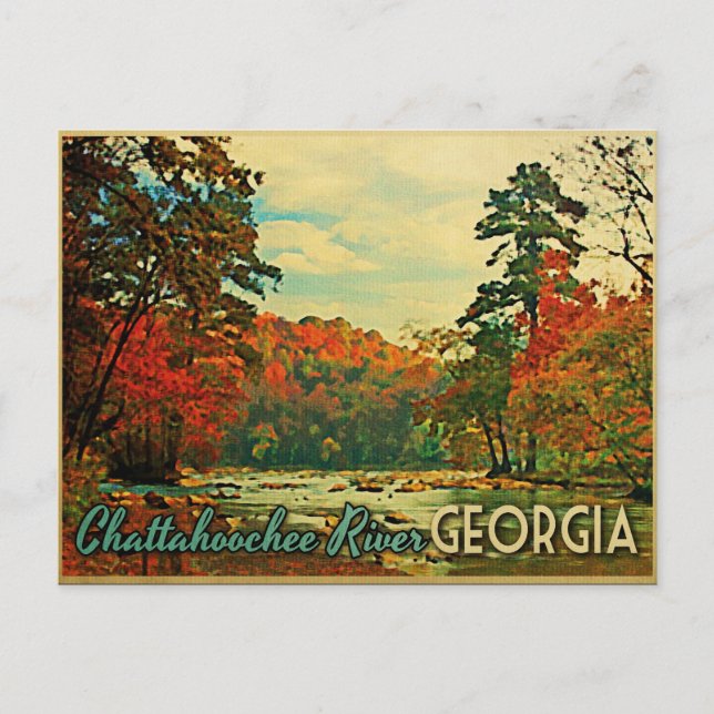 Cartão Postal Chattahoochee River Georgia (Frente)