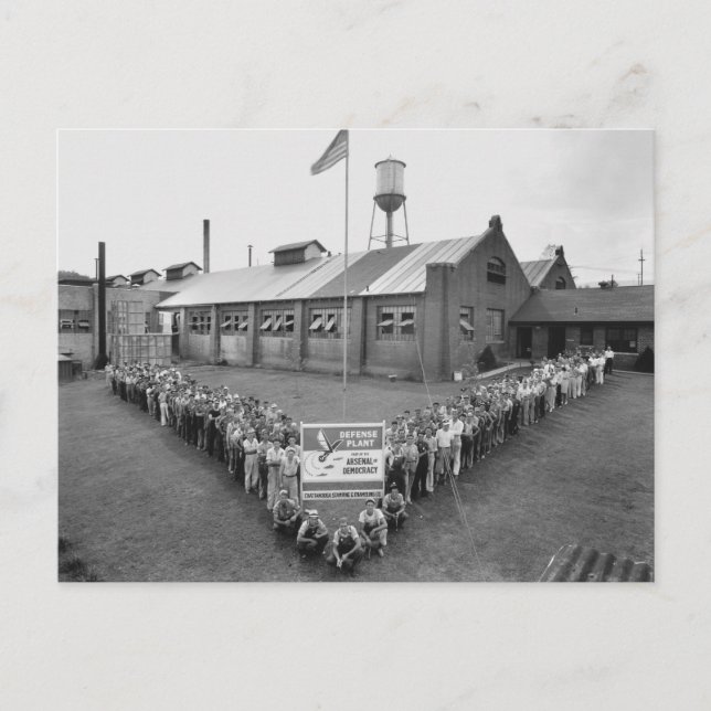 Cartão Postal Chattanooga Staming and Enameling (Frente)