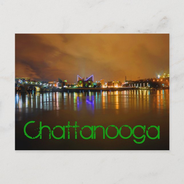 Cartão Postal Chattanooga, Tennessee, E.U.A. (Frente)