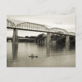Cartão Postal Chattanooga, TN - Ponte da Rua Walnut