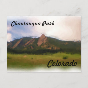 Cartão postal Chautauqua Park Colorado