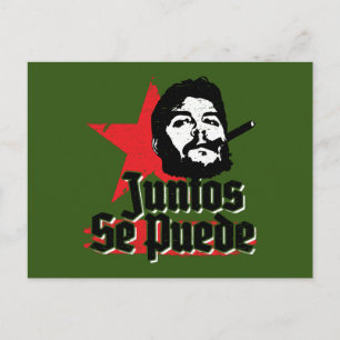 Cartão Postal Che Guevara Citação Revolucionária Juntos Se Puede