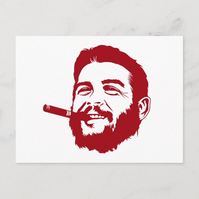 Cartão Postal Che Guevara com Cartão-Postal de Charro (Frente)
