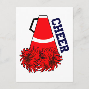 Cartão Postal Cheer Megaphone