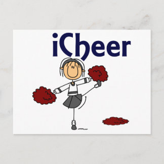 Cartão Postal Cheerleader I Cheer Stick