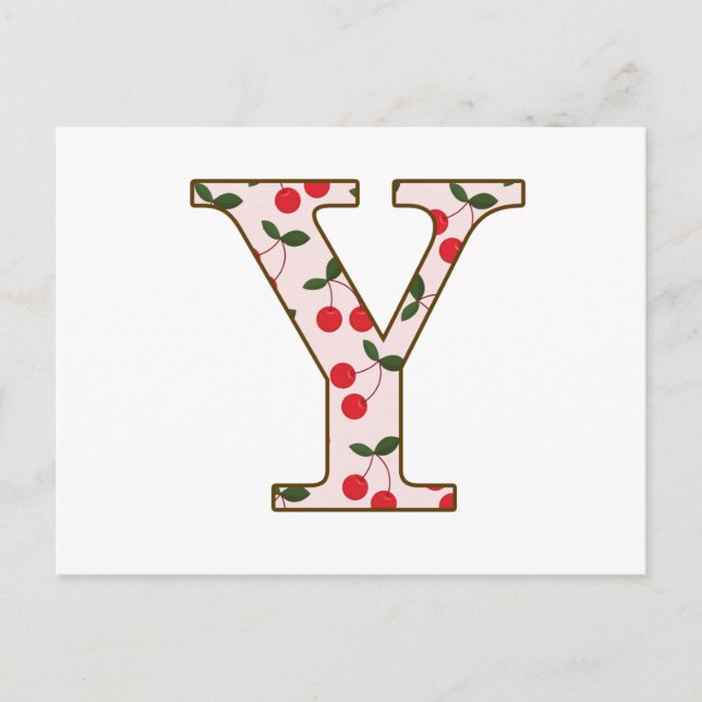 Cartão Postal Cheery Cherry Y (Frente)