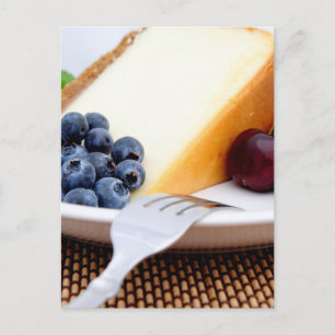 Cartão Postal Cheesecake com Fruta