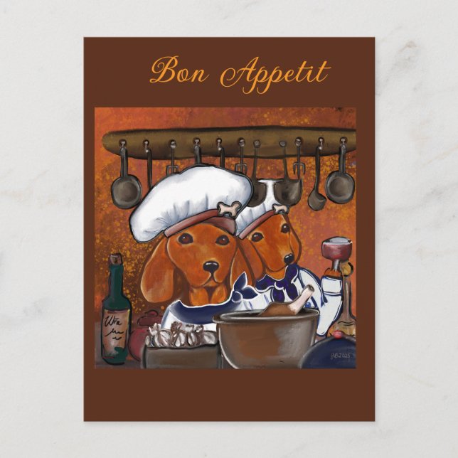 CARTÃO POSTAL CHEF DOXIES (Frente)