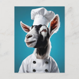 Cartão Postal Chef Goat