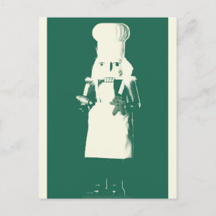 Cartão Postal Chef Nutcracker